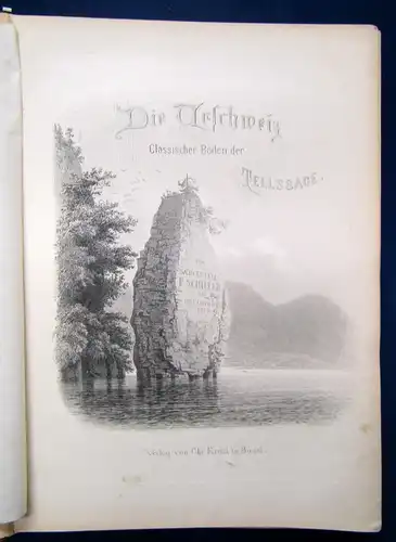 Osenbrüggen Die Urschweiz Classischer Boden d. Tellsage 1878 Schiller js