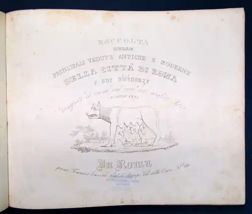 Nuova raccolta delle principali vedute antiche e moderne dell 1831 Geografie sf