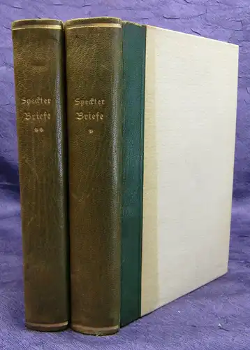 Speckter Briefe eines deutschen Künstlers aus Italien 2 Bde 1846 Bibliophilie sf