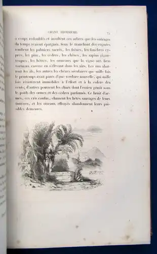 Lamartine La Jerusalem Delivree 1841 EA Ledereinband der Zeit Geschichte js