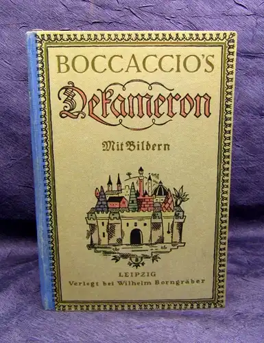 Das Dekameron von Giovanni Boccaccio o.J. Bilder von Grunenberg Lyrik js