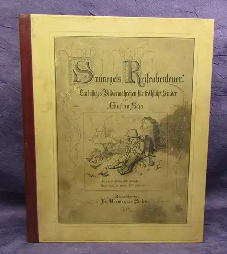 Swinegels Reiseabenteuer 1857 Geschichten Literatur Erzählungen EA Kinder js