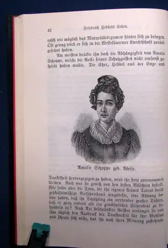 Friedrich Hebbels Werke vollständige Ausgabe 14 Bände in 6, o.J. Literatur  js