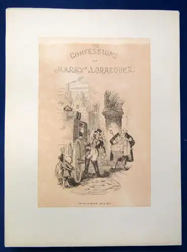 22 Zeichnungen von Phiz zu The Confessions of Harry Lorrequer by Lever 1839 js