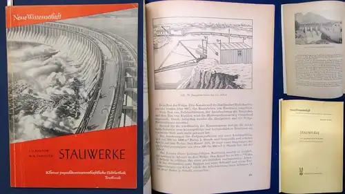 Karpow Stauwerke Neue Wissenschaft Kleine Populärwissens. Bibliothek 1950  js