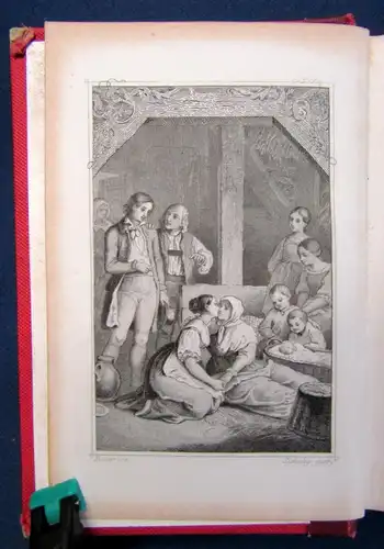 Goethe Hermann und Dorothea o.J. Rundumgoldschnitt Weltliteratur Lyrik js