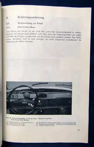 Betriebsanleitung "Trabant 601" Original Broschur 1975 Mit 2 Schaltplänen js