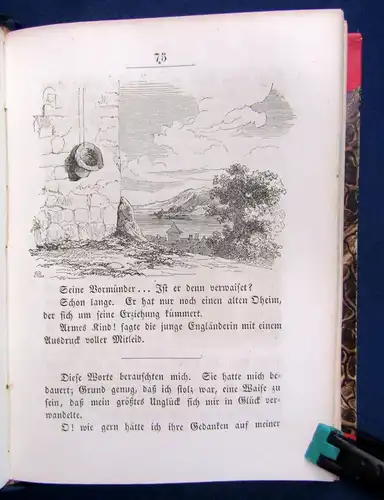 Töpffer Die Bibliothek meines Oheims. Eine Genfer Novelle 1847 Erstausgabe sf