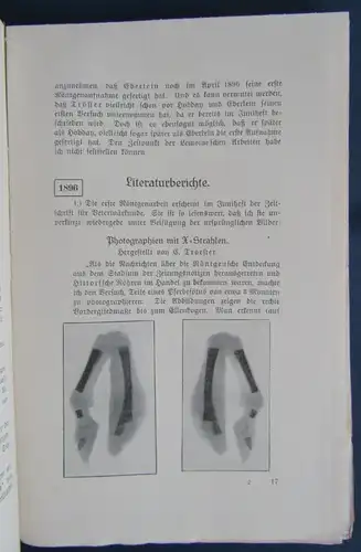 Weiler Tierärztliche Röntgenkunde 74 Abbildungen 1923 Naturwissenschaften  js