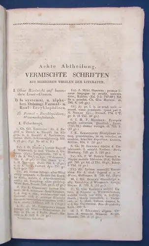 Ersch Literatur der vermischten Schriften seit Mitte des 18. Jh. 1837 Lyrik  js