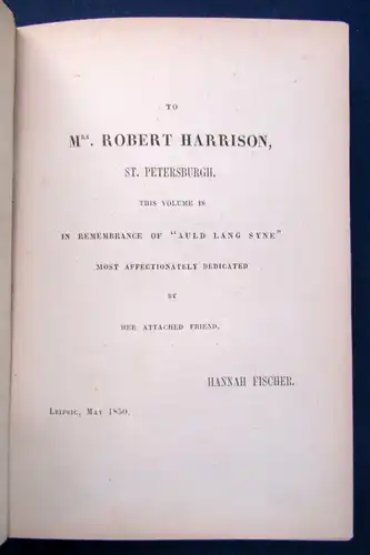 A Garland of Poesie 1850 Eine Girlande aus Poesie Belletristik Literatur js