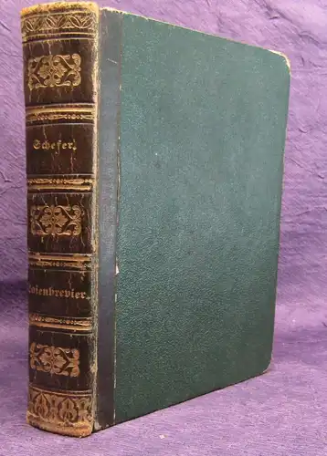 Schefer Laienbrevier 1846 Gedichte Literatur Lyrik Belletristik Klassiker js