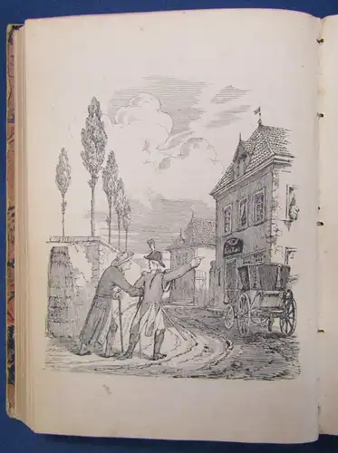 Knigge Die Reiße nach Braunschweig Komischer Roman 1839 Geografie Geschichte js