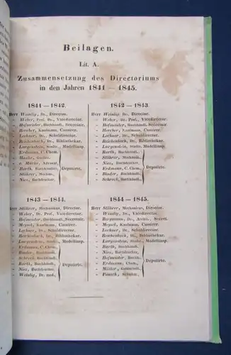 Die Leipziger polytechnische Gesellschaft Den Mietgliedern und Freunden 1844 js