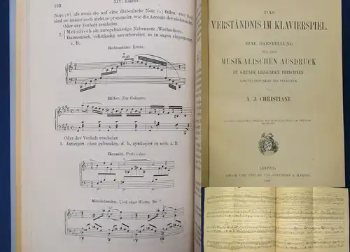 Christiani Das Verständnis im Klavierspiel 1886 Musikalischer Ausdruck Wissen js