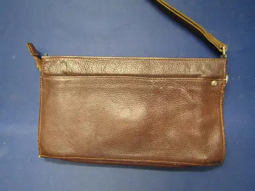 Hochwertige Herrenhandtasche Leder um 1970 gebraucht Accessiores sf