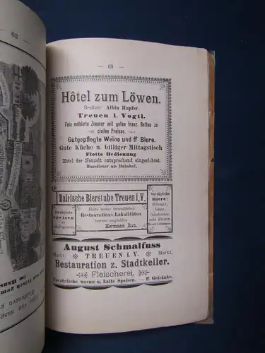 Canis Wanderungen durch Treuen und Umgebung 1898 Sachsen sehr selten Saxonica sf