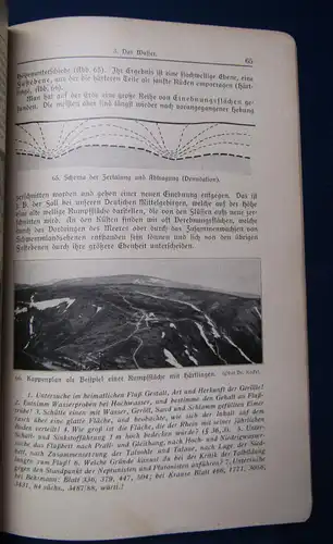 Muhle/ Krause Geographie für sächsische höhere Lehranstalten Heft 7 & 8 1927 sf