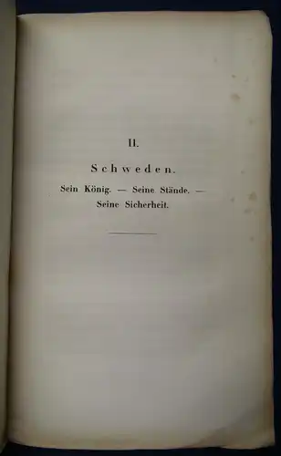 Strombeck Memorabilien aus dem Leben König Karl XIV. Johann 1841 Geschichte sf