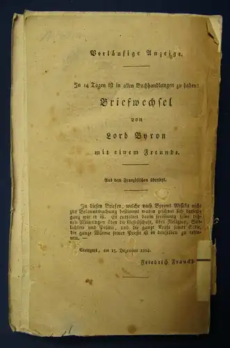 Anekdoten- Tagebuch der Frau von Campan 1825 Sammlung ungedruckter Briefe js