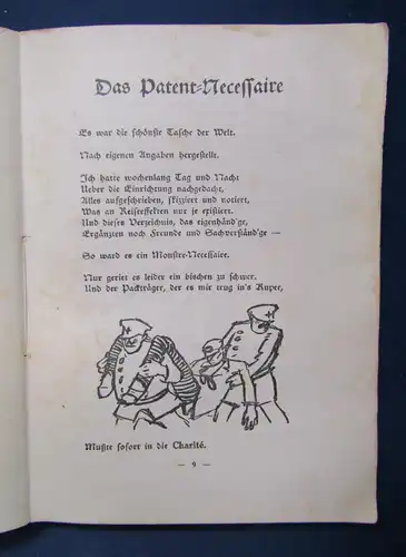 Wilde sachen von Rideamus um 1910 Belletristik Unterhaltung Humor sf