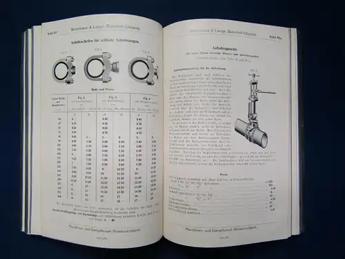 Hauptkatalog Weinmann & Lange (Bahnhof Gleitwitz) um 1910 Technik Industrie sf