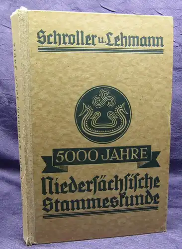 Lehmann 5000 Jahre Niedersächsische Stammeskunde 1936 Band 3 Urgeschichte js