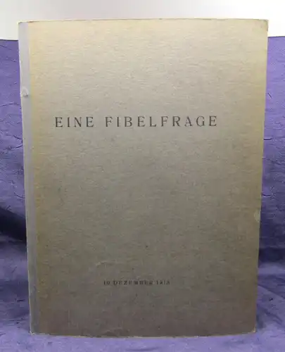 Bode Eine Fibelfrage 1915 Historie Geschichte Waffen Manios Spange Kunst js