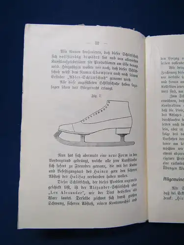 Califtus Die Kunst des Schlittschuhlaufens um 1890 Eiskunstlaufen Technik sf