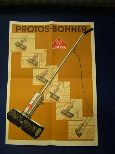 Original Prospekt Protos - Bohner um 1925 Technik Reklame Sammeln Handbohner sf