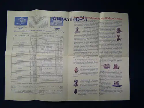 Original Prospekt Protos-Küchenmotor um 1925 Technik Reklame Sammeln Werbung sf