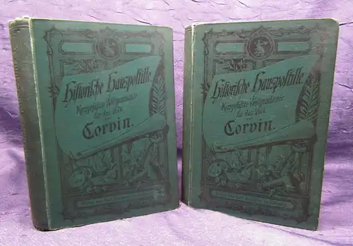 Corvin Historische Hauspostille 2 Bde 1885 Weltgeschichte Volkskunde sf