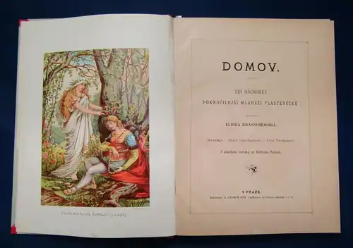 Kra`snohorska Domov um 1900 Tschechisches Kinderbuch Deutscher Titel zuhause js