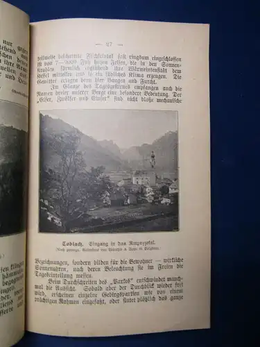 Meindl Spaziergänge im Pustertale und seinen Seitentälern 1905 Italien  js