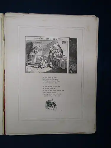 Richter Fürs Haus Im Winter um 1895 Gedichte Reime Erzählungen Belletristik js