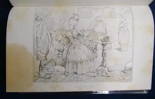 Album der Boudoirs. Publikation der Zeitschrift Europa 1. Band 1839 selten sf