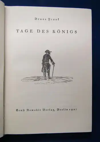 Frank Tage des Königs 1927 Historie Geschichte Gesellschaft Kanzler sf