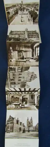 2 original Fotobriefchen von Schloßmuseum Altenberg & Wittenberg um 1955 sf