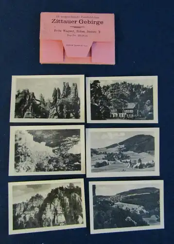 3 original Fotobriefchen von Zittauer Gebirge um 1955 Ortskunde Landschaft sf