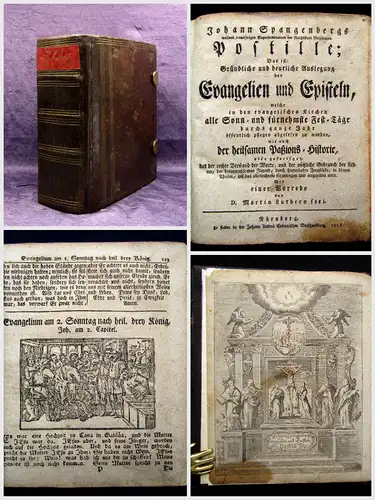 Spangenberg Postille 1807 Gründl. u deutliche Auslegung d Evangelien u Episteln