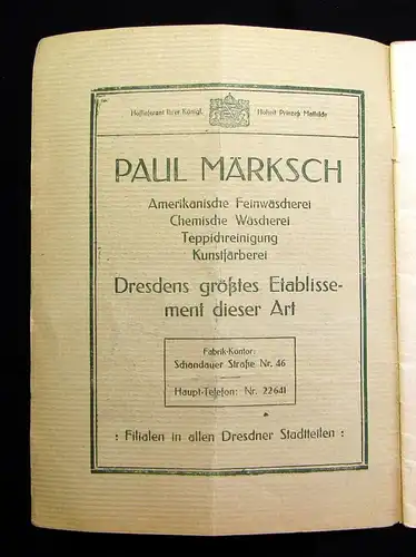 Königliche Hoftheater Dresden Oper um 1925 Geschichte Gesellschaft mb