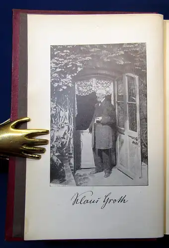 Groth Gesammelte Werke 4 Bände in 2 Büchern 1913 Belletristik Literatur mb