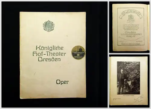 Königliche Hoftheater Dresden Oper um 1920 Geschichte Gesellschaft mb