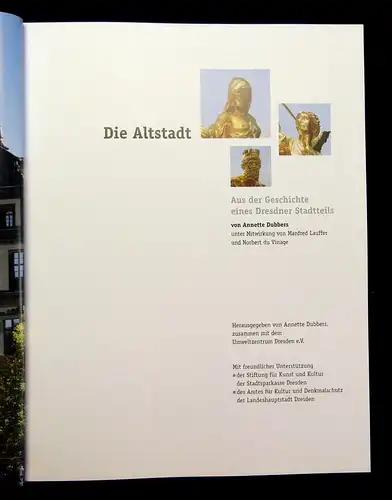 Dubbers Die Altstadt Aus der Geschichte eines Dresdner Stadtteils 2008 mb