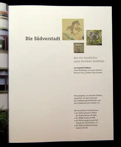 Dubbers Die Südvorstadt Aus der Geschichte eines Dresdner Stadtteils 2004 mb