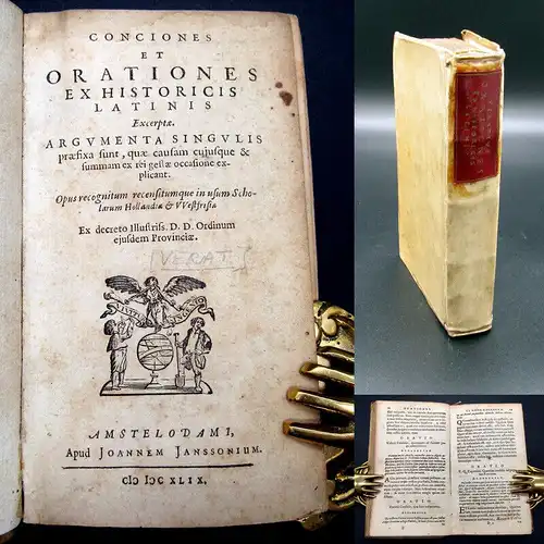 Veratius, Jobus 1649 Conciones et orationes ex historicis Latins excerptoe am