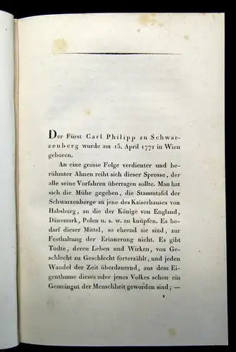 Denkwürdigkeiten aus dem Leben Feldmarschall Fürsten Carl zu Schwarzenberg 1861