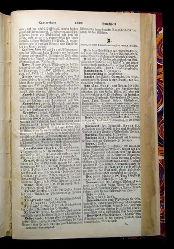 Höckner`s Universal- Lexikon Kurzgefaßtes Wörterbuch des Wissenwertesten 1886 js