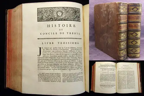 Sarpi, Paolo 1738 Historie de Concile de Trente...traduite de nouveau en ... am