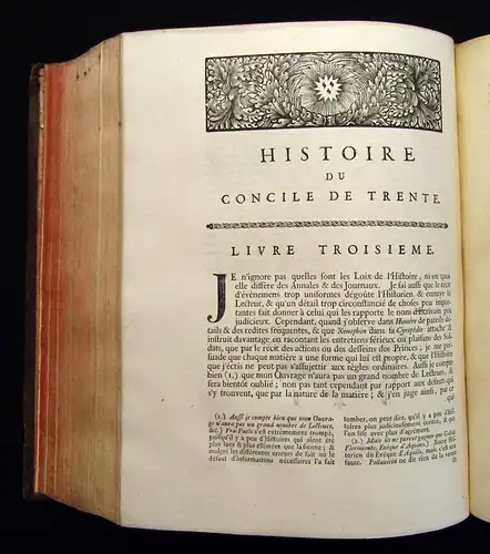 Sarpi, Paolo 1738 Historie de Concile de Trente...traduite de nouveau en ... am